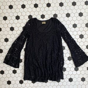 SHOW ME YOUR MUMU | LONG SLEEVE LACE MINI DRESS